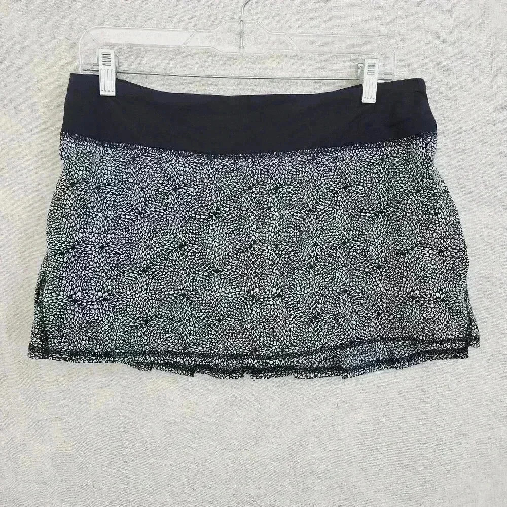 lululemon athletica Black & White Printed Skort